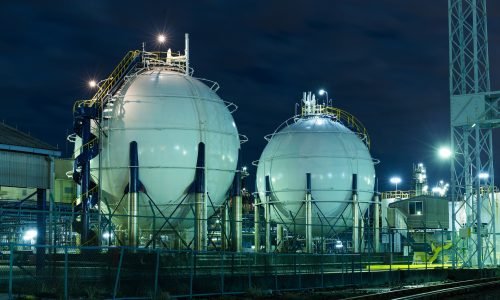 Gas storage tanks